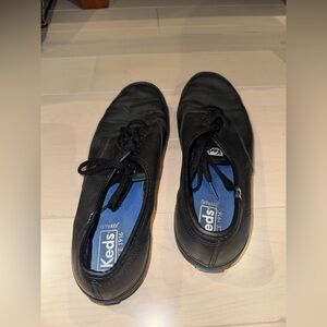 Keds black leather women’s shoes